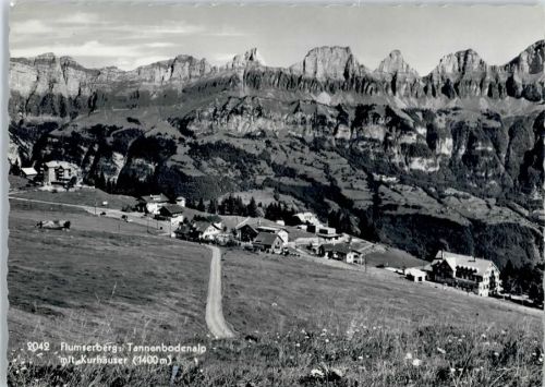 8898 Tannenboden Flumserberg - Tannenbodenalp mit Kurhäuser