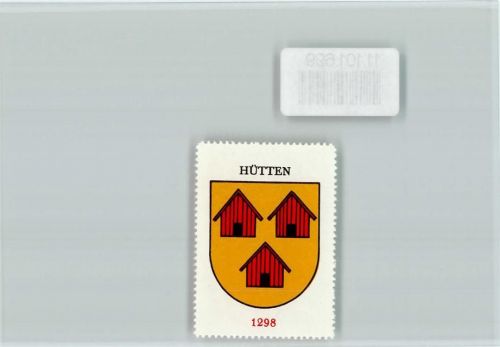8825 Hütten - Vignette Wappen Kaffee Hag ca 1920-1940