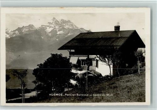 1884 Huémoz 1929 - Pension Bellevue , Verlag Perrochet-Matile