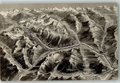 7477 Filisur - Albulabahn Vogelschau