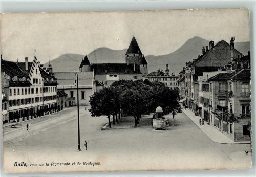 1630 Bulle - Rues de la Promenade et Bouleyres