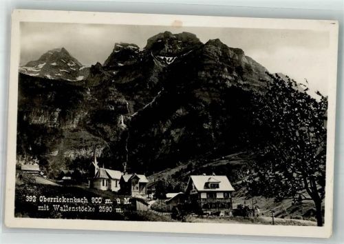 6387 Oberrickenbach Foto AK Gasthaus Pension zur Post