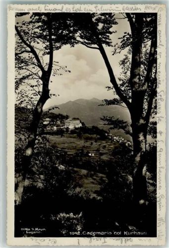 6936 Cademario Foto AK Foto Mayr Kurhaus