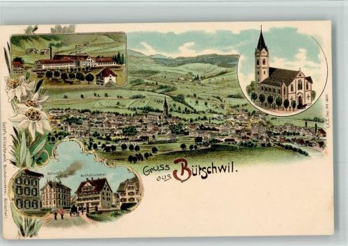 9606 Bütschwil BOAKC Buchdruckerei Fabrik Lithographie
