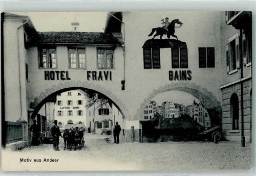 7440 Andeer - Hotel Fravi Gasthaus Sonne Ochsen am Karren