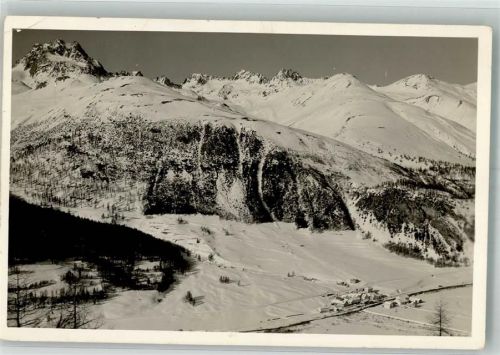 7522 La Punt-Chamues-ch 1945 Foto AK Winter