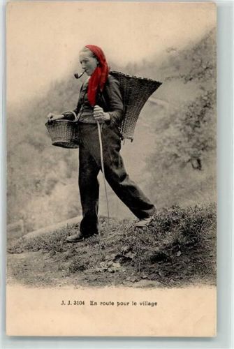 En route pour le village