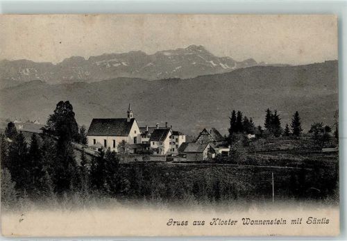 9052 Niederteufen 1913 - Kirche Kloster Wonnenstein