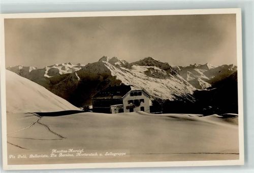 Muottas Muraigl - Piz Palü Bellavista Sellagruppe Winter