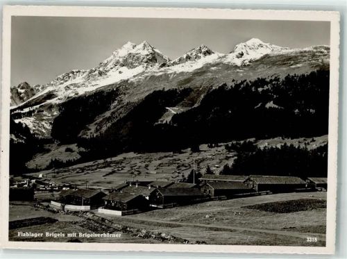 7165 Breil Brigels - Flablager Brigelserhörner Feldpost Infanterieschulen