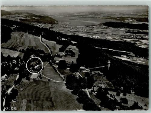 2067 Chaumont Gebrauchsspuren Fliegeraufnahme Chaumont & Golf Hotel