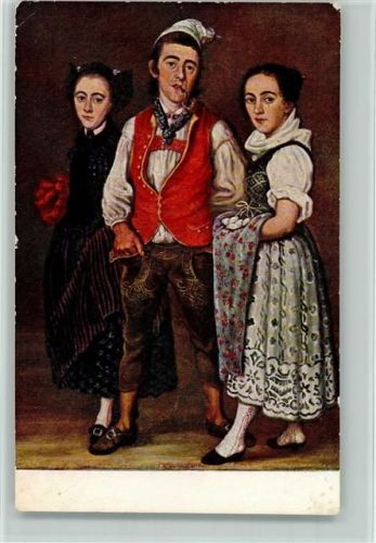 Toggenburg Schweizer Landestrachten Joseph Reinhardt Kinder Ulrich Brückers aus dem Toggenbur Trachten Toggenburg