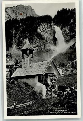 6465 Unterschächen - Stäubifall Schächenfall Aeschikapelle