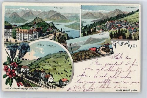 6410 Rigi Klösterli - Vierwaldstättersee, Rigi Kulm, Rigi Kaltbad, Rigi Känzeli