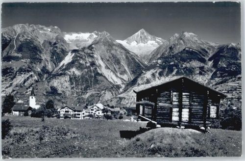 3944 Unterbäch VS - Wilerhorn, Bietschhorn