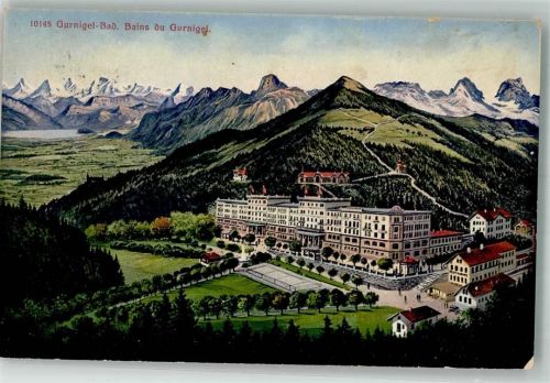3132 Riggisberg 1919 Foto AK Hotel Gurnigelbad