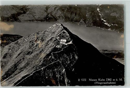 Niesen - Fliegeraufnahme Gasthaus