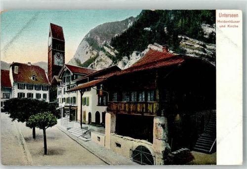 3800 Unterseen 1905 Gebrauchsspuren Heidenhäuser Kirche