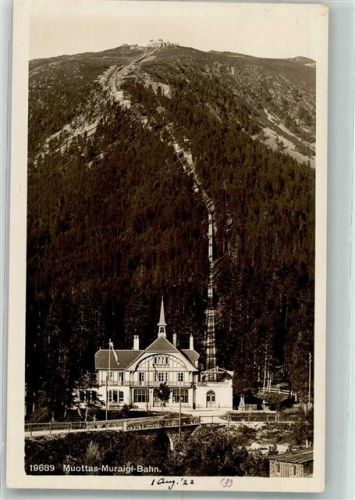 7503 Samedan Samaden Foto AK Bergbahn Muottas-Muragl-Bahn