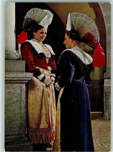 9050 Appenzell - Edition Stehli Serie Nr. 1616 - Feiertagstracht verheiratete Frauen AK