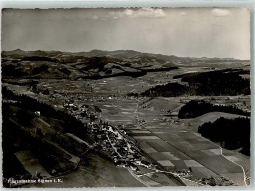3534 Signau Foto AK Fliegeraufnahme