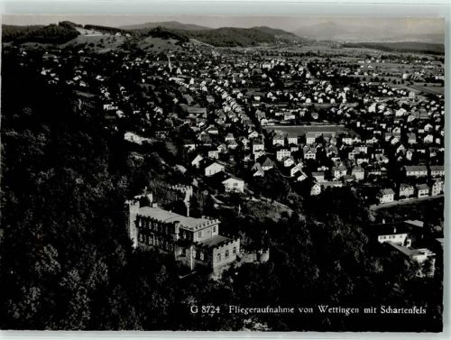 5430 Wettingen - Fliegeraufnahme mit Schartenfels