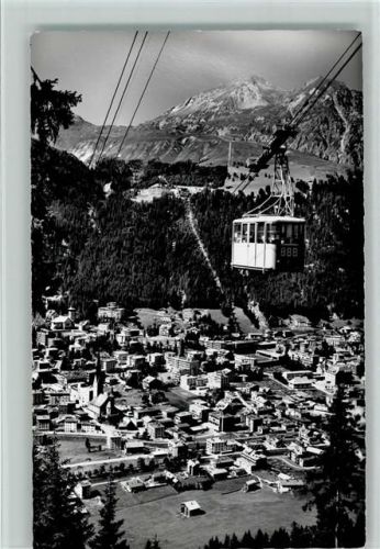 Brähmabüel - Bräma-Büel Jakobshorn-Bahn gegen Schatzalp und Schiahorn Davos Stempel