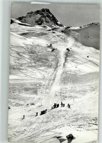 7240 Küblis Foto AK Winter Parsennenabfahrt