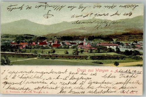 3380 Wangen an der Aare 1905 Foto AK