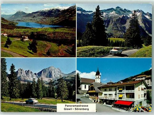 6074 Giswil - Panoramastrasse nach Sörnberg Obwaldnerberge Gasthaus Emmeneger
