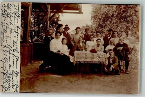 7172 Rabius 1908 - Gruppenfoto Ort lt. Stempel