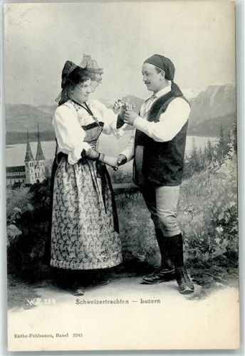 Luzerner Trachtenpaar