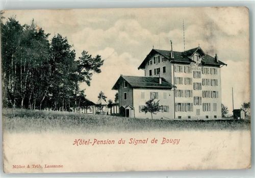 Signal-de-Bougy 1903 Gebrauchsspuren Hotel Pension du Signal