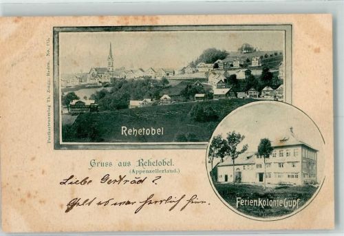 9038 Rehetobel 1899 - Ferienkolonie Gupf