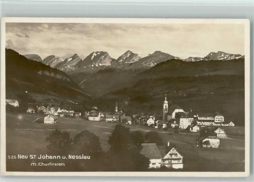 9652 Neu St. Johann - Nesslau mit Churfirsten