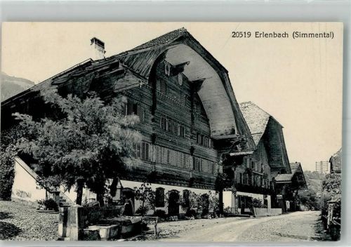 3762 Erlenbach im Simmental 1917 Foto AK