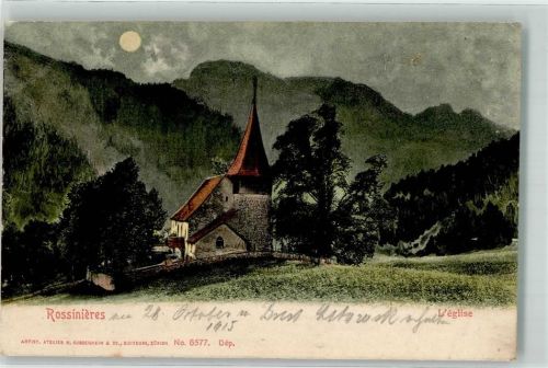 1658 Rossinière 1915 Mondschein