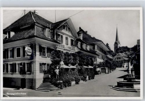 3360 Herzogenbuchsee 1937 - Hotel Soleil Kirche
