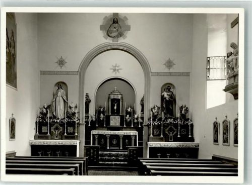 9450 Altstätten SG - Kloster Maria-Hilf Innenansicht Altar