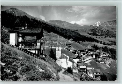 3961 Chandolin 1964 - Teilansicht, Chandolin sur Sierre, Verlag KLopferstein Nr. 18422, gute Erhaltung AK