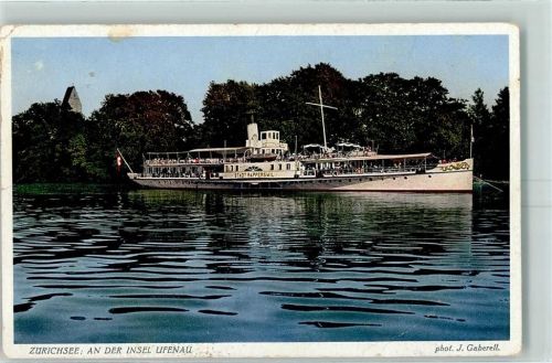 Ufenau Insel Gebrauchsspuren Schiff Stadt Rapperswil