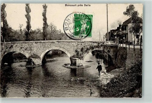 2926 Boncourt 1914 - Pont Bahn