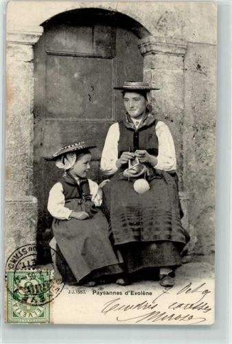 1983 Evolène 1905 - Paysannes Stricken