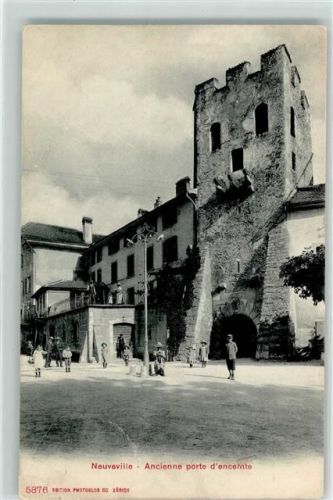 2520 La Neuveville 1906 Gebrauchsspuren Ancienne porte d enceite