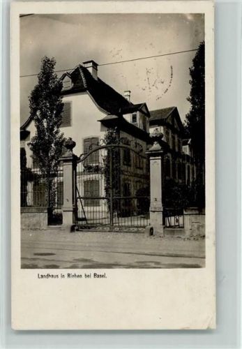 4125 Riehen Gebrauchsspuren Landhaus His-Burckhardt