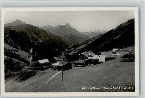 7106 Tenna 1930 Foto AK Teilansicht