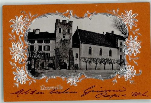 2520 La Neuveville 1902 Prägedruck