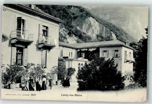 1892 Lavey-les-Bains 1909 Lithographie
