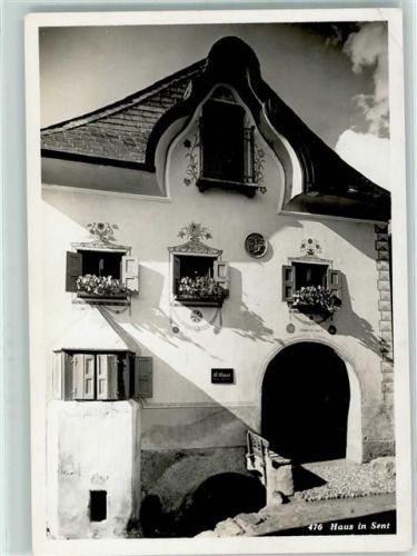 7554 Sent - Altes Bündnerhaus