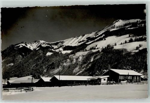 1666 Grandvillard - Camp en hiver